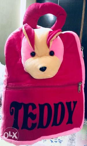 Brand new teddy school bag at best price!!