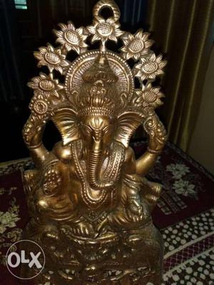 Gold-colored Ganesh Figurine