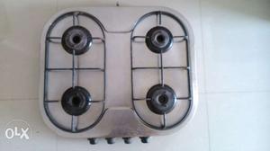 Good condition godrej stainless Steel 4 gas