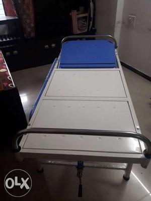 Hospital bed for bed ridden patient With fowler and
