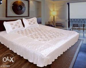 Luxore Satin Double Bedsheets Fabric: Bedsheet -