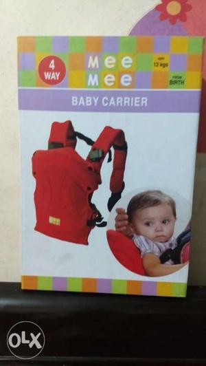 MEE MEE Brand- Baby Carrier, 4 Way, Red Colour