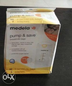 Medela pump and save brand new pack of 50 pcs