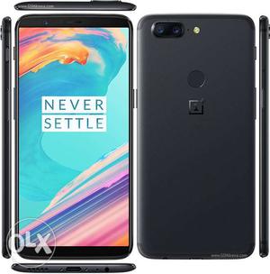 Oneplus 5T black colour 6+64gb From Amazon 9