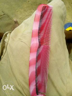 Pink And White Stripe Textile