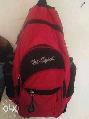 Red And Black H-Speed Backpack