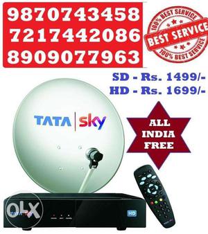Tata Sky HD Box New Connection With One Month Free 238