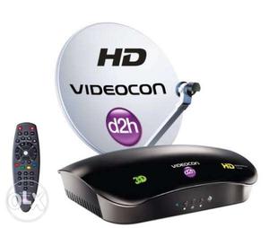 Videocon HD D2H complete set for sale MRP -