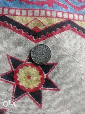 2 Anna Silver Coin 