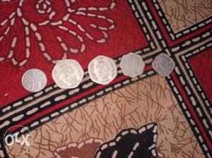 50 years old coins. 5 paise 10paise 20 paise 25