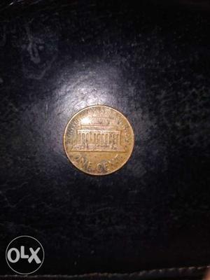 American 1 cent, year 