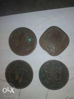 Antique Oid 4 coins