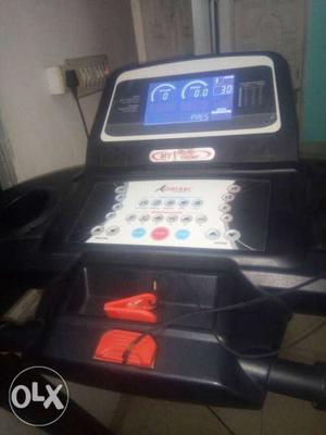 Black And Gray Digital Treadmill..Gymtrac USA Brand.