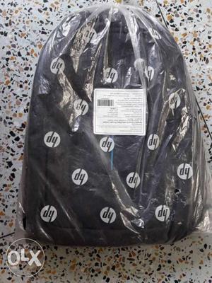 Black And White HP Print Backpack Pack