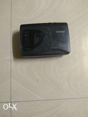 Black Casio Portable Radio