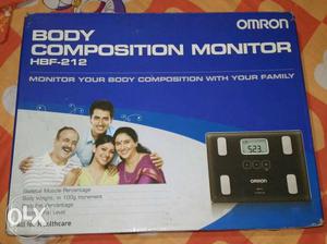 Black Omron Body Composition Monitor Box