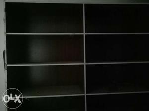 Black Wooden 6-layer Shelf