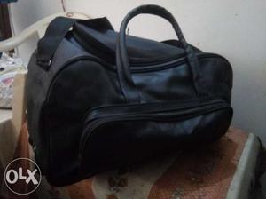 Black tourist bag
