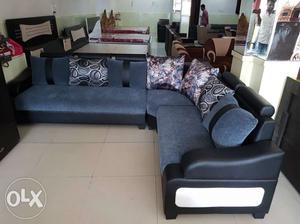 Brand new L shape 7 seater sofa at factory price