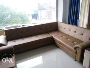 Brand new Light Brown Sectional Sofa set