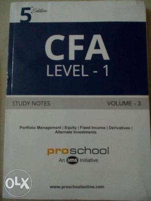 CFA Level  books