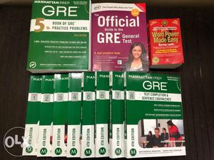 Comprehensive set for GRE. Additional mock test series also