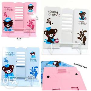 Cute Teddy prints Metal Book Reading Stand