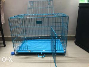 Dog cage big foldable one month old