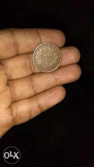 East India Company  Half Cent. it's Rear Coin.