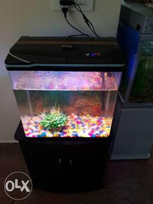 Fish tank with table good codtion 3 month olde