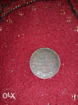  George 4th king emperor One quarter anna India