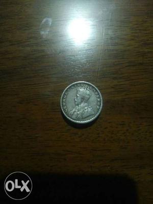 Half rupee coin since  George V King Emperor