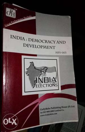 India: Democracy And Development Book
