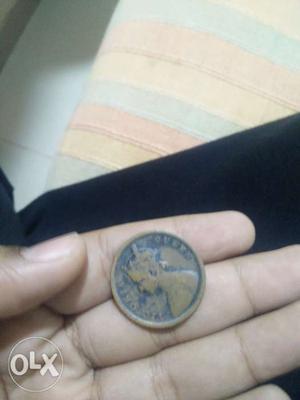 India  queen Victoria coin quarter anna negotiable