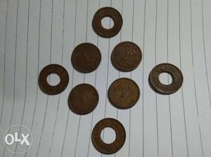 Indian old coins of  and 