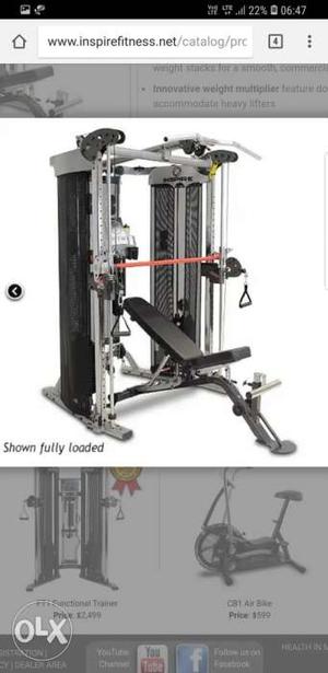 Inspire Gym FT2 Functional Trainer Home Gym 10 months