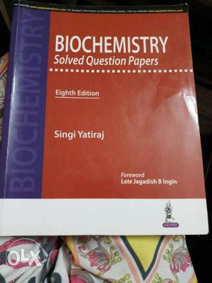 Its a biochemistry solved question paper by singi