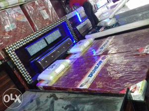 Led bed with fully block board with exchange offer in east