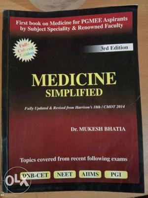 Medicine Simplified Book