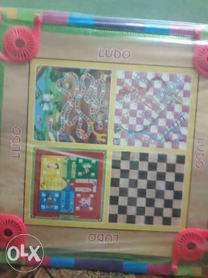 Multicolored Ludo Game Board Box