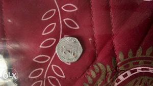 Old coin 20 paise