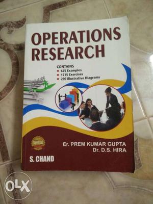 Operations research by Gupta seventh edition in