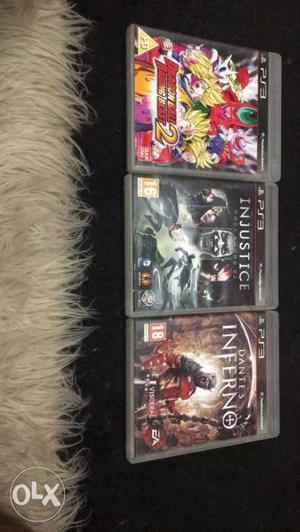 Pack of 3 games for ps3 for only rs . very
