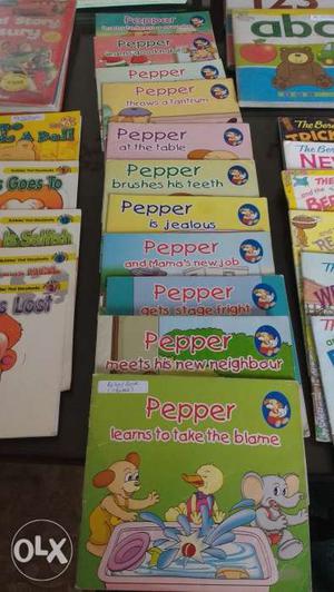 Pepper,Bruno and Bubbles books