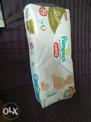 Premium Pampers Diapers, XL size, 44 pieces, new