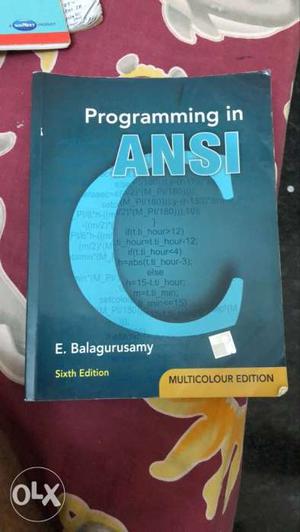 Programming in C language book for sale