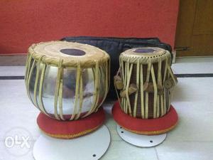Tabla dual with carry bag and rims (1 piece defective)