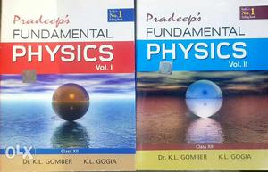 Two Pradeep's Fundamental Physics Vol. 1-2 By Dr. K.L.