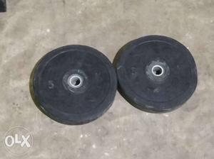 Two weight plate 5 kg one pair