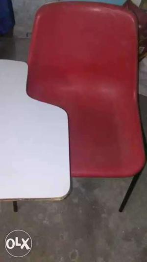 Writing chairs.good condition. 10 nos available.